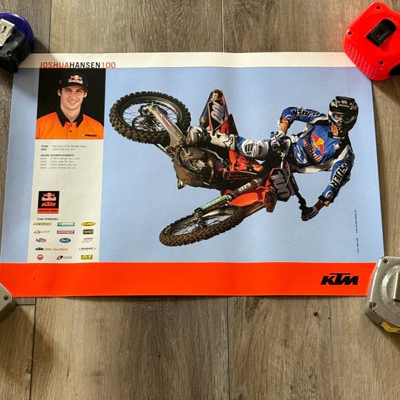 Josh Hansen Team KTM Poster - Picture 1 of 6